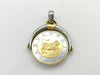BVLGARI Horoscope Pendant Top, YG 750/SS 13.0g 