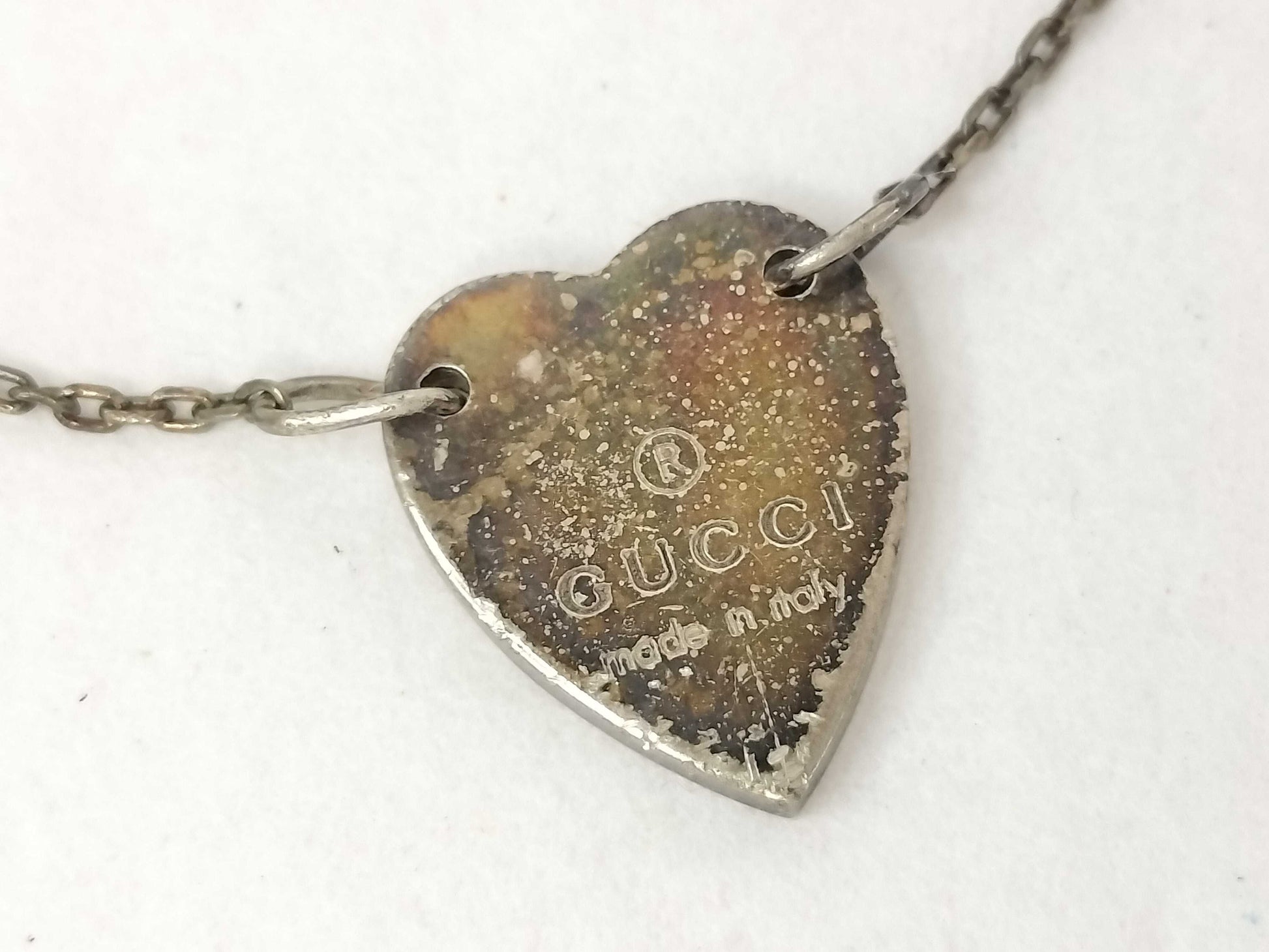 GUCCI Heart Bracelet #16 AG925 5.4g Bracelet/Bangle