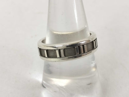Tiffany & Co. Atlas Tiffany Atlas Ring, SV925, Size 57, 6.0g