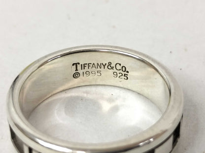 Tiffany & Co. Atlas Tiffany Atlas Ring, SV925, Size 57, 6.0g