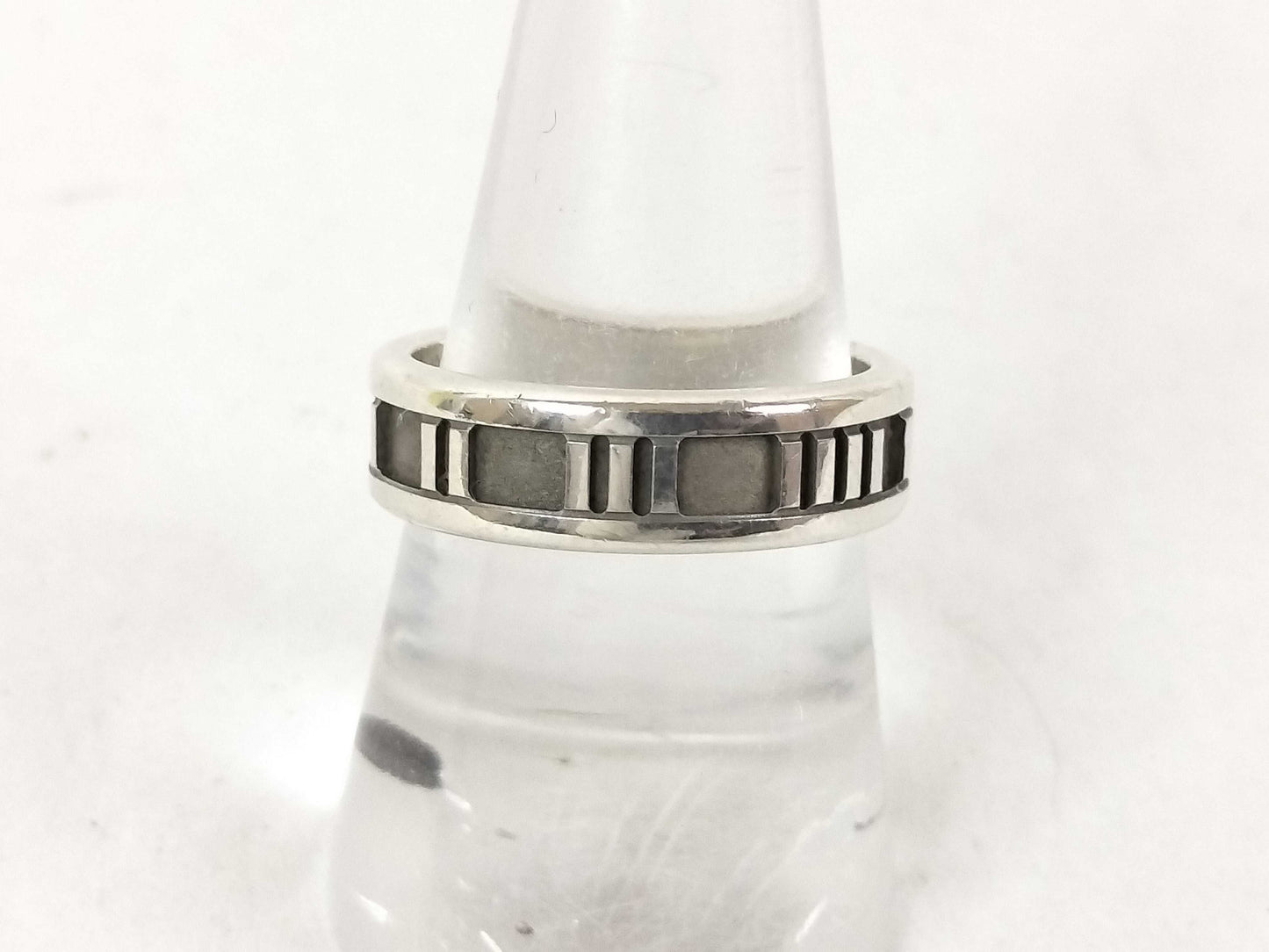 Tiffany & Co. Atlas Tiffany Atlas Ring, SV925, Size 57, 6.0g