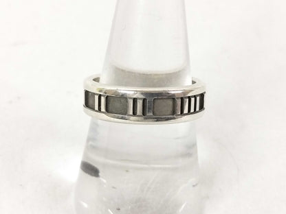 Tiffany & Co. Atlas Tiffany Atlas Ring, SV925, Size 57, 6.0g