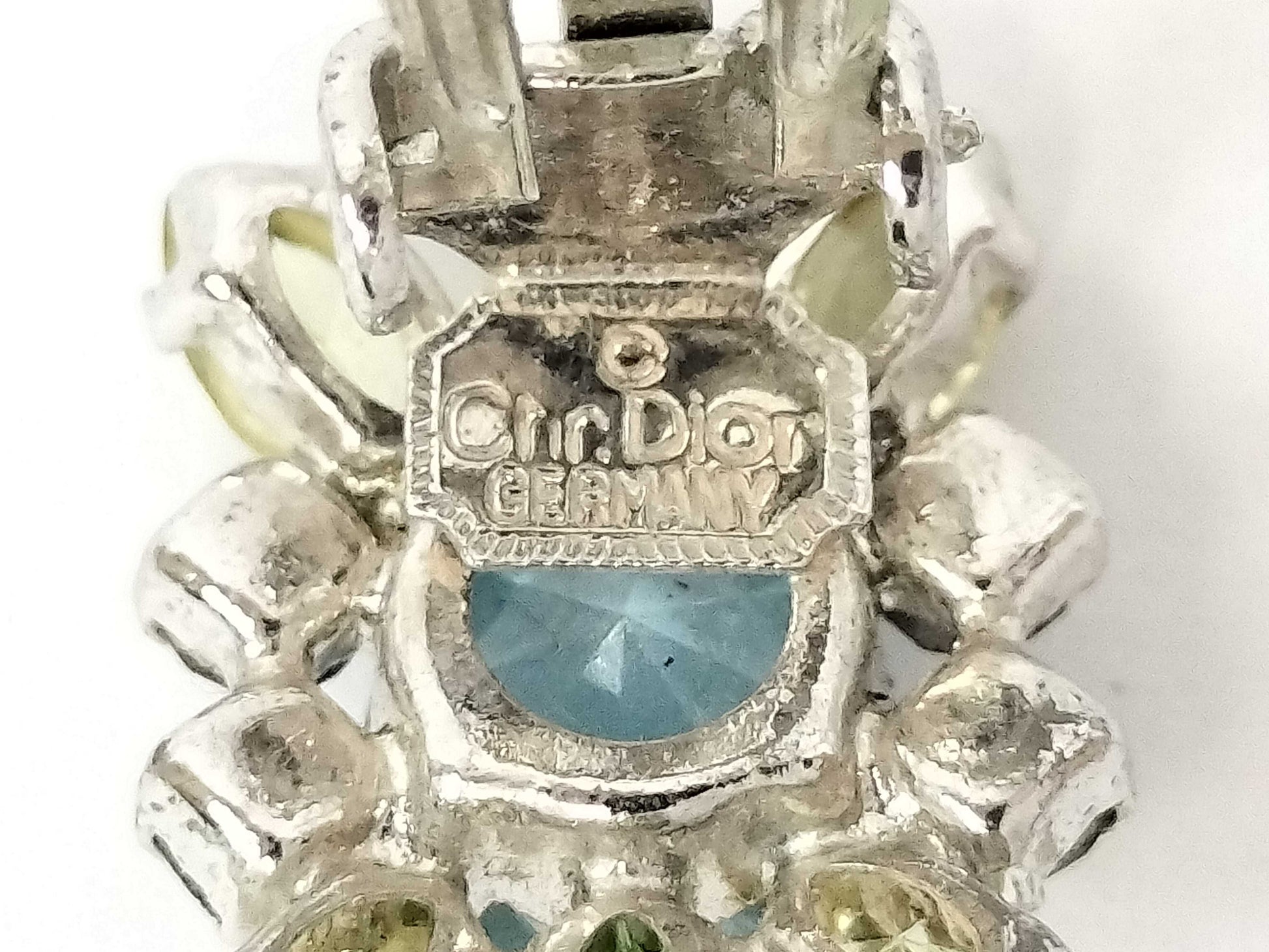 Dior Christian Dior Earrings Color Stone Earrings