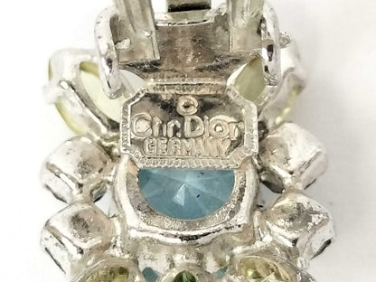 Dior Christian Dior Earrings Color Stone Earrings