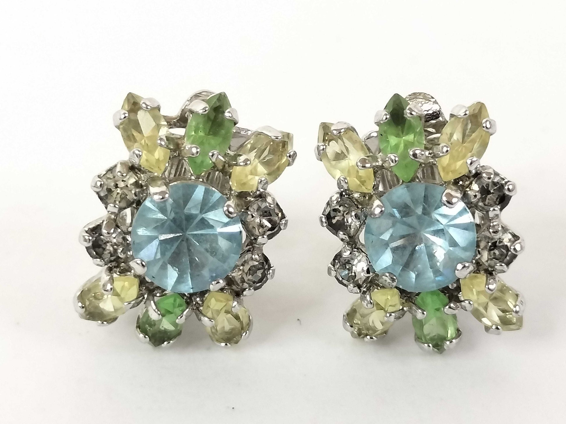 Dior Christian Dior Earrings Color Stone Earrings