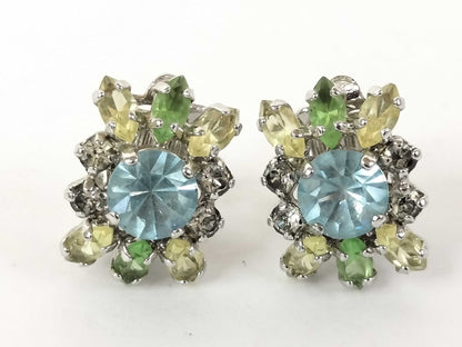 Dior Christian Dior Earrings Color Stone Earrings