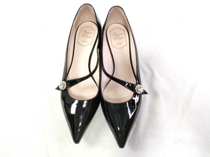 ROGER VIVIER Mary Jane Pumps Patent Beaded Pumps