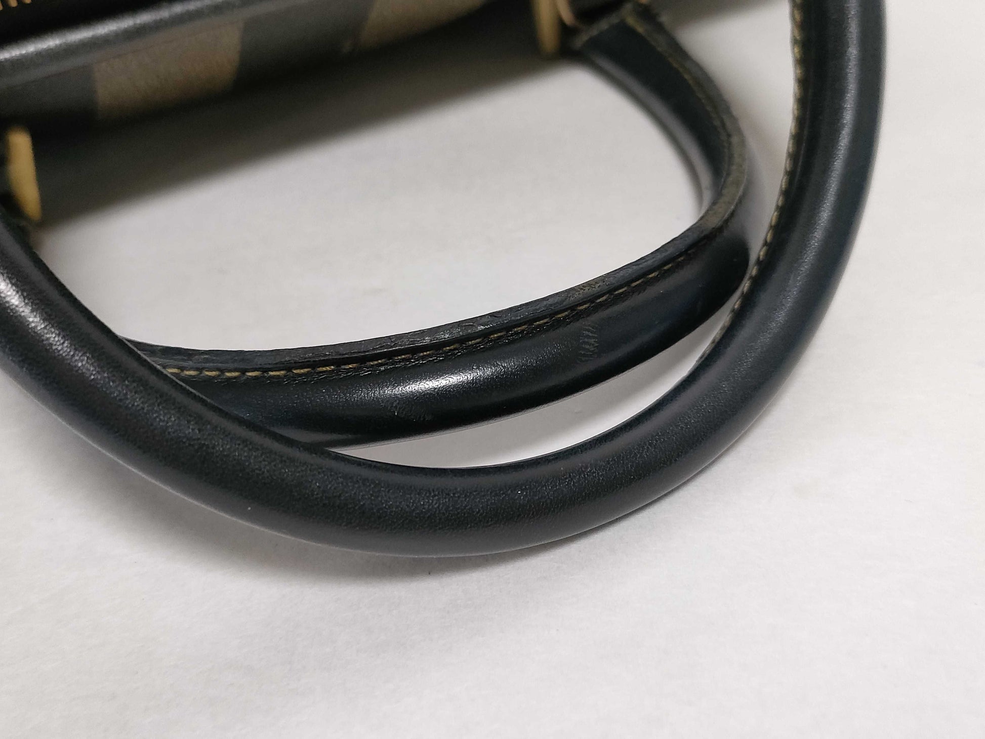 FENDI Pecan Boston Handbag