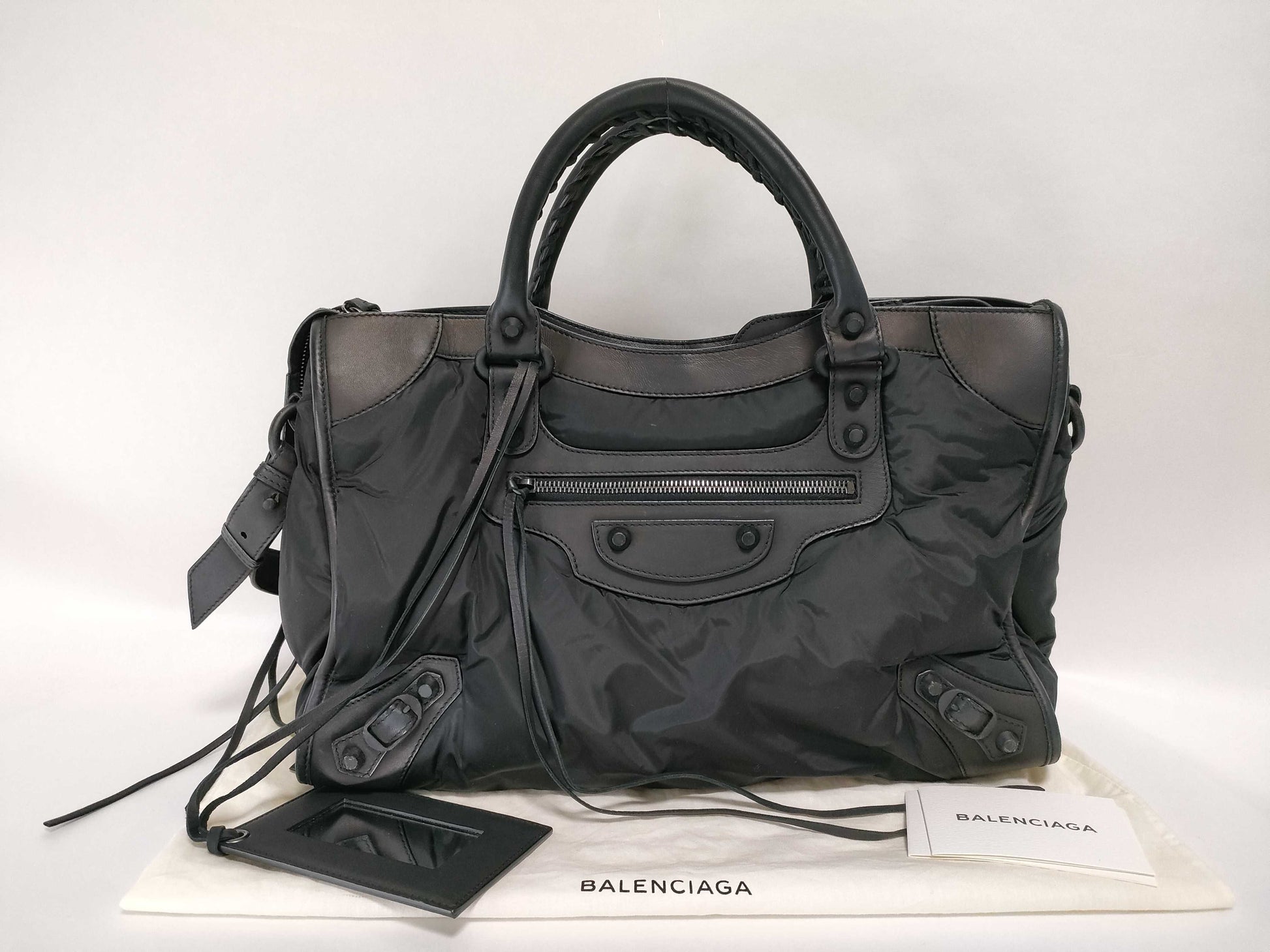 BALENCIAGA Nylon City Handbag