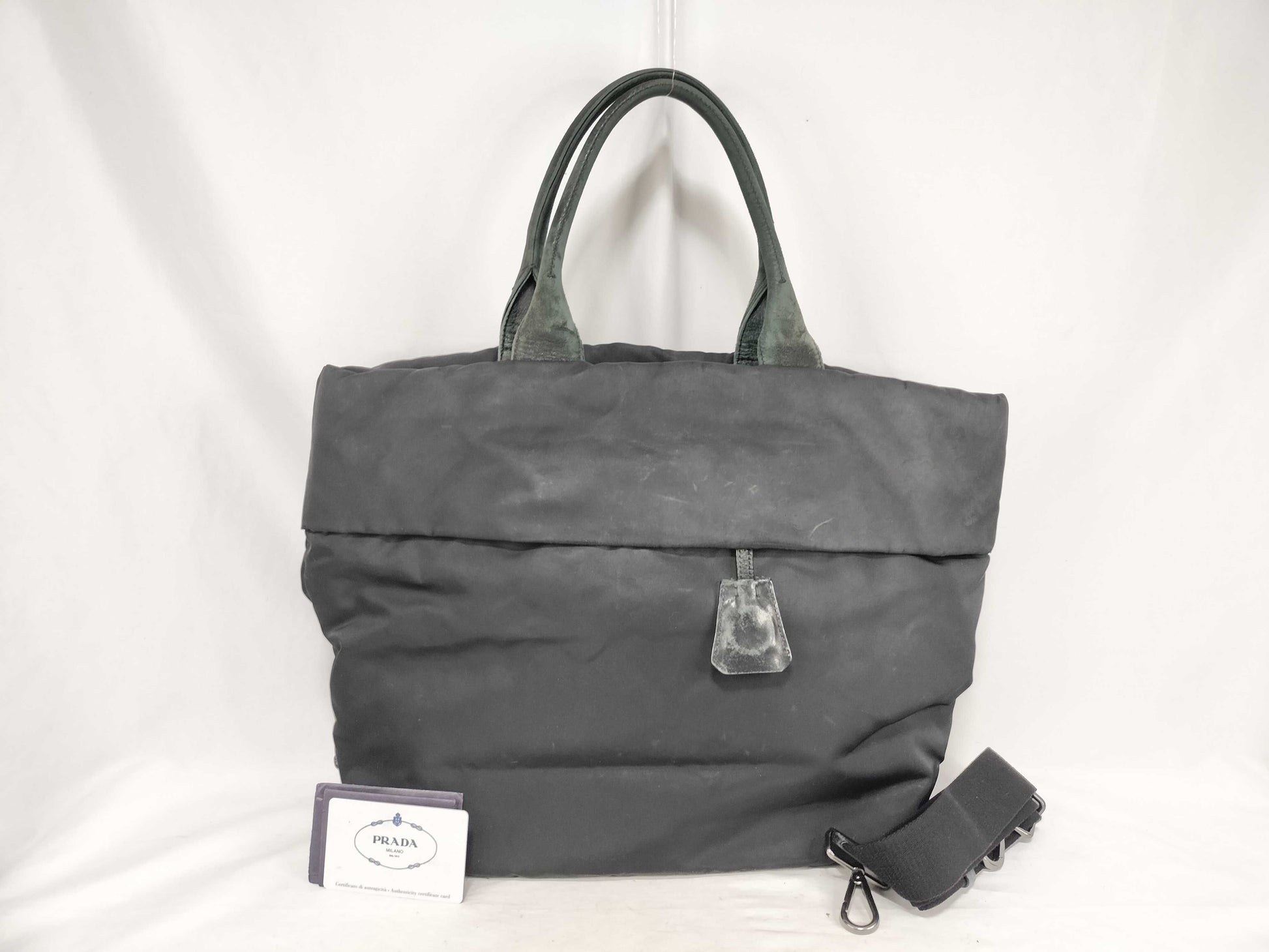 PRADA Nylon Prada Handbag Tote Bag