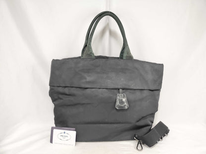 PRADA Nylon Prada Handbag Tote Bag