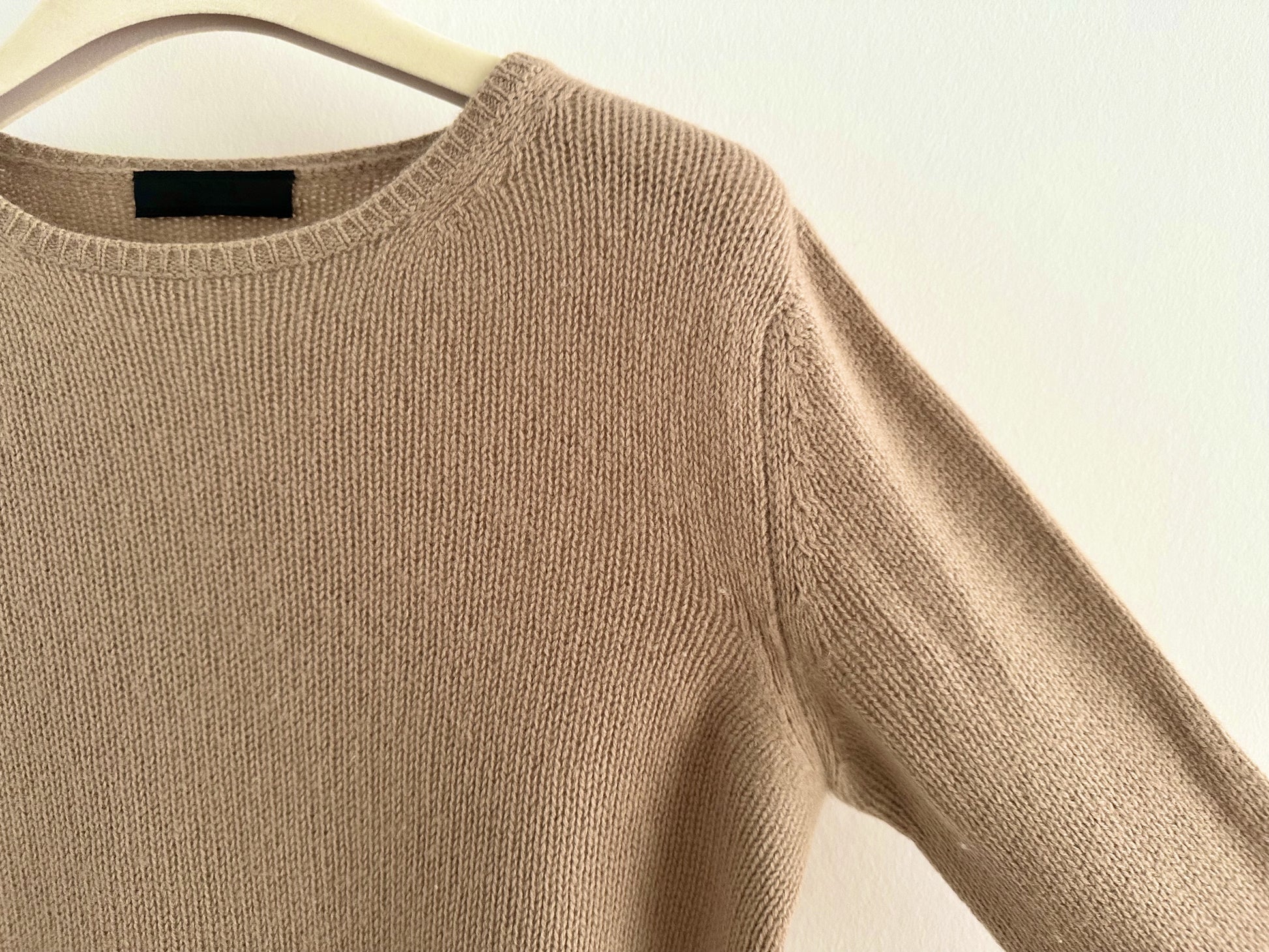 PRADA PRADA Prada Cashmere Knit Top, Size 40, Black Tag