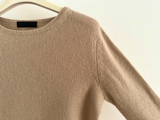 PRADA PRADA Prada Cashmere Knit Top, Size 40, Black Tag