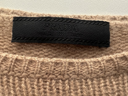 PRADA PRADA Prada Cashmere Knit Top, Size 40, Black Tag