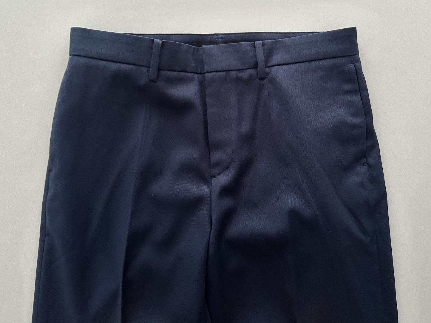 AP STUDIO Wool Slacks, Navy, Size 36, Pants