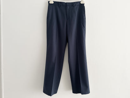 AP STUDIO Wool Slacks, Navy, Size 36, Pants