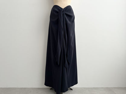 CHANEL CHANEL Vintage Handwritten Tag Silk Maxi Skirt Size 42 Vintage Skirt