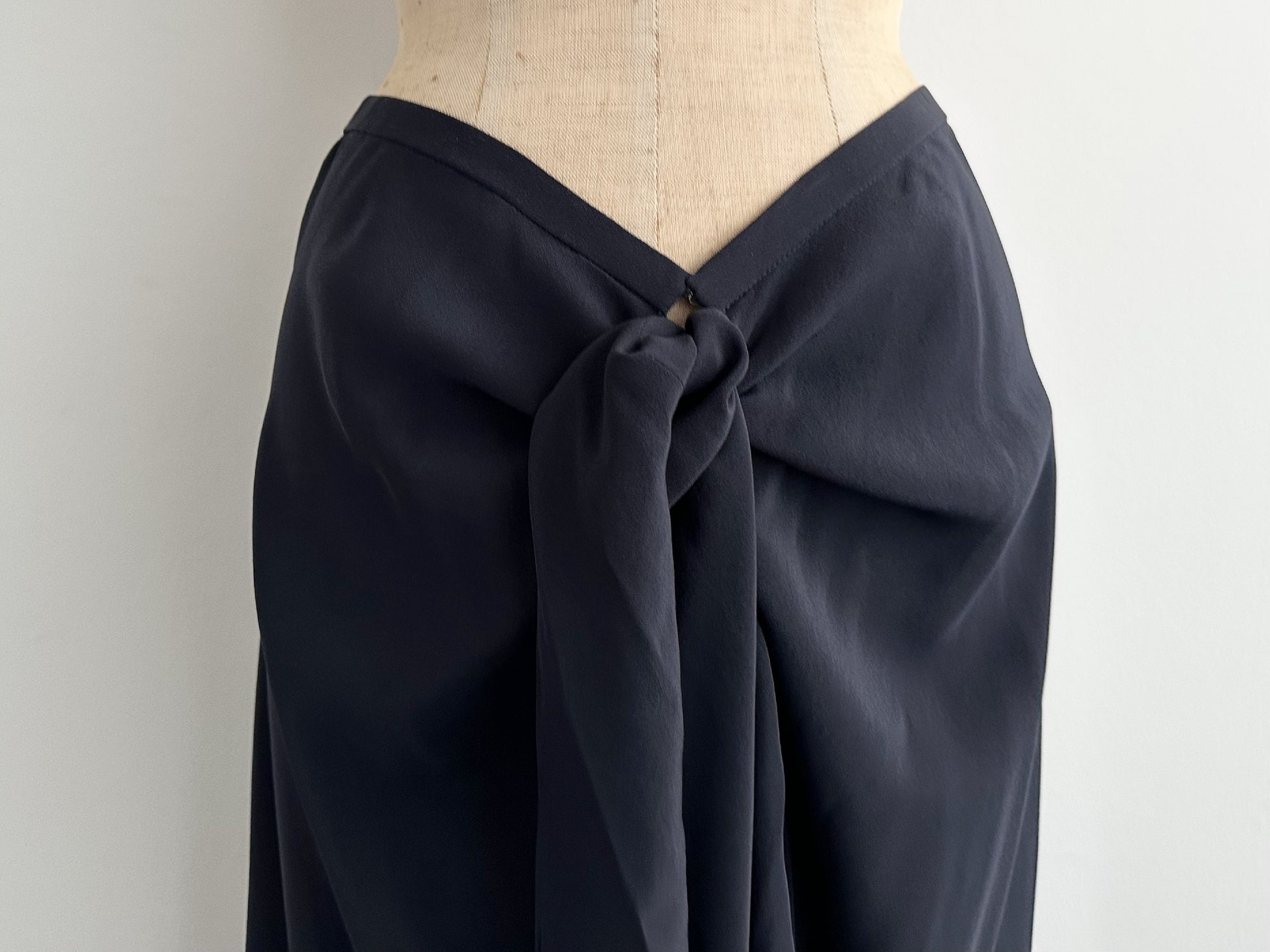 CHANEL CHANEL Vintage Handwritten Tag Silk Maxi Skirt Size 42 Vintage Skirt