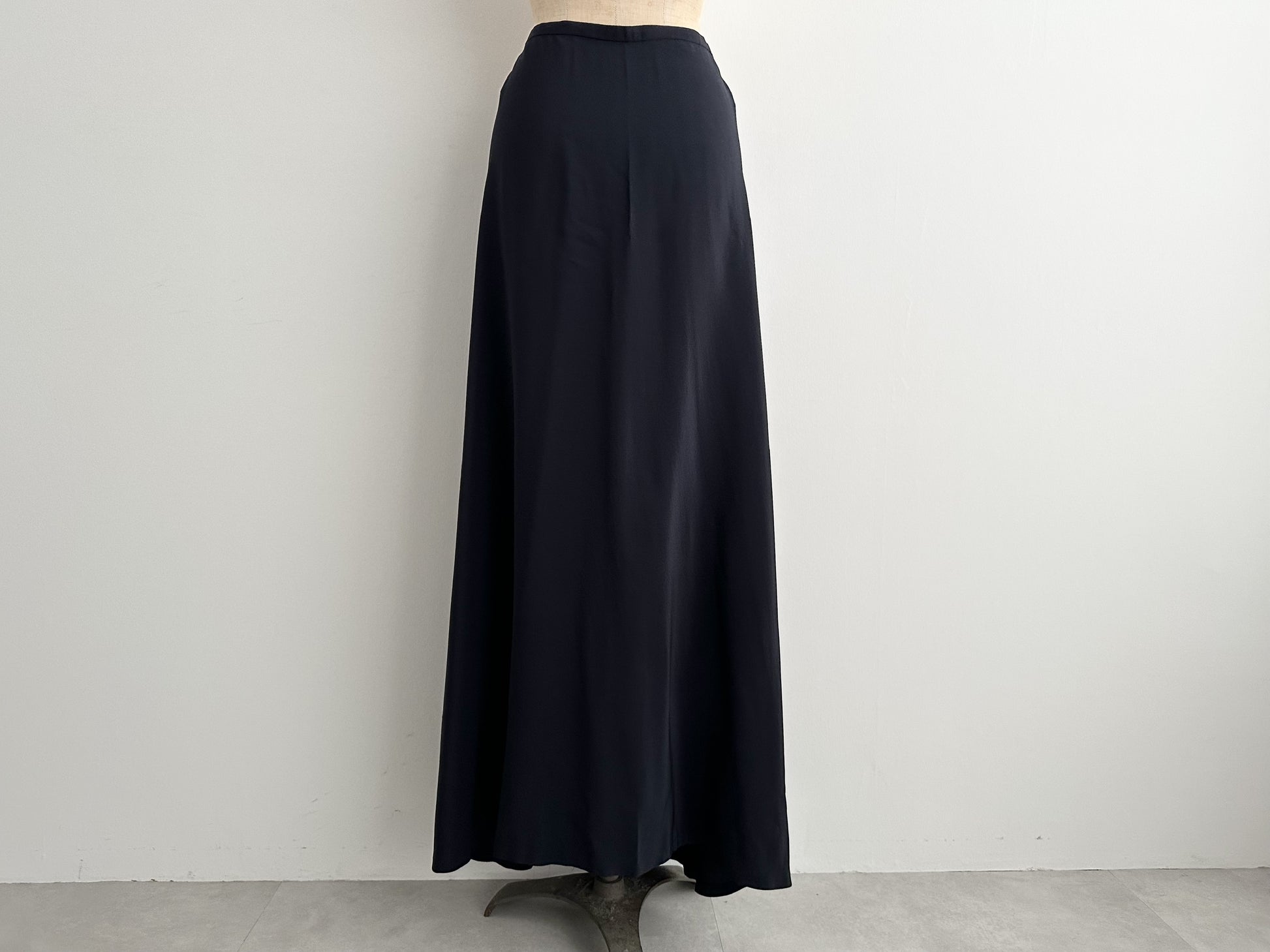CHANEL CHANEL Vintage Handwritten Tag Silk Maxi Skirt Size 42 Vintage Skirt