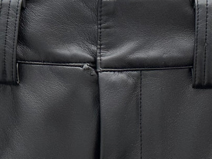 A PUPIL Eco Leather Pants, Black, Size XS