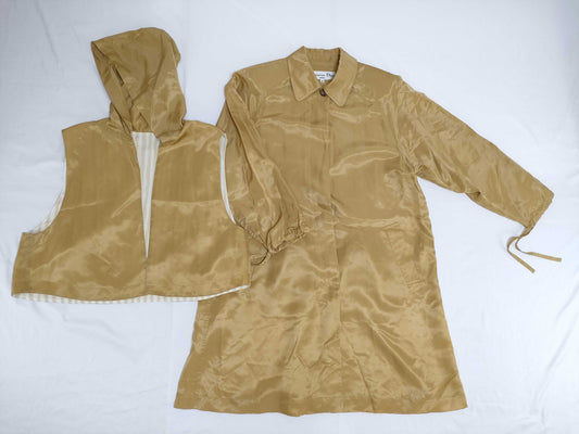 Dior Coat Nylon Beige M Coat