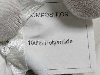 CHANEL 01P P17575V09971 Sport Line Coco Mark T-Shirt, Short Sleeve, White, Gray, Size 38