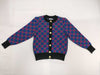 Yves Saint Laurent Check Cardigan Multi Gold Button M Cardigan