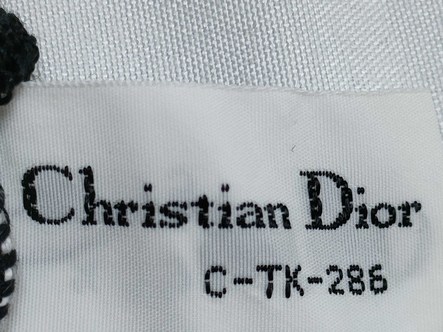 Dior Trotter Knit Tank Top, Black, Size M