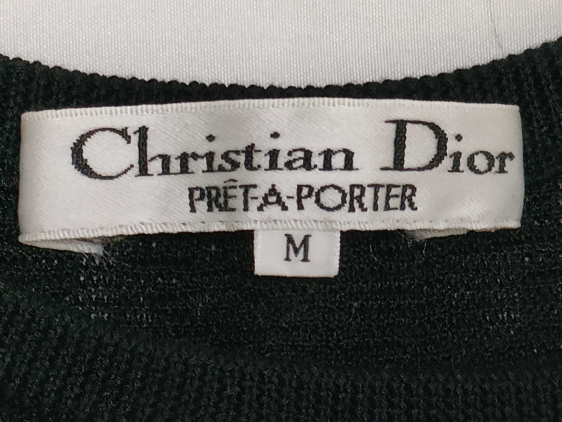 Dior Trotter Knit Tank Top, Black, Size M