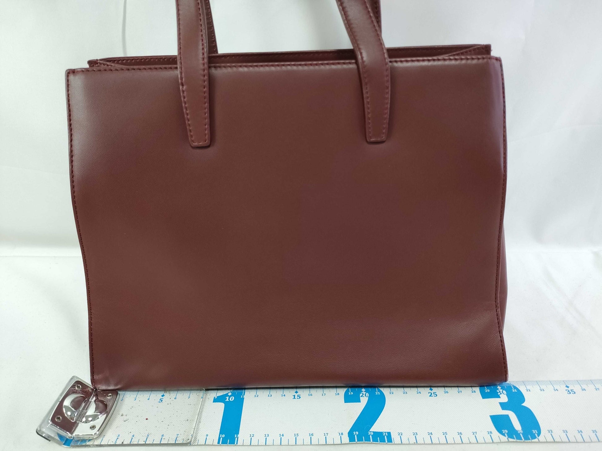 LOEWE Nappa Aire Anagram 2-way Handbag/Shoulder Bag, Bordeaux, with Dust Bag