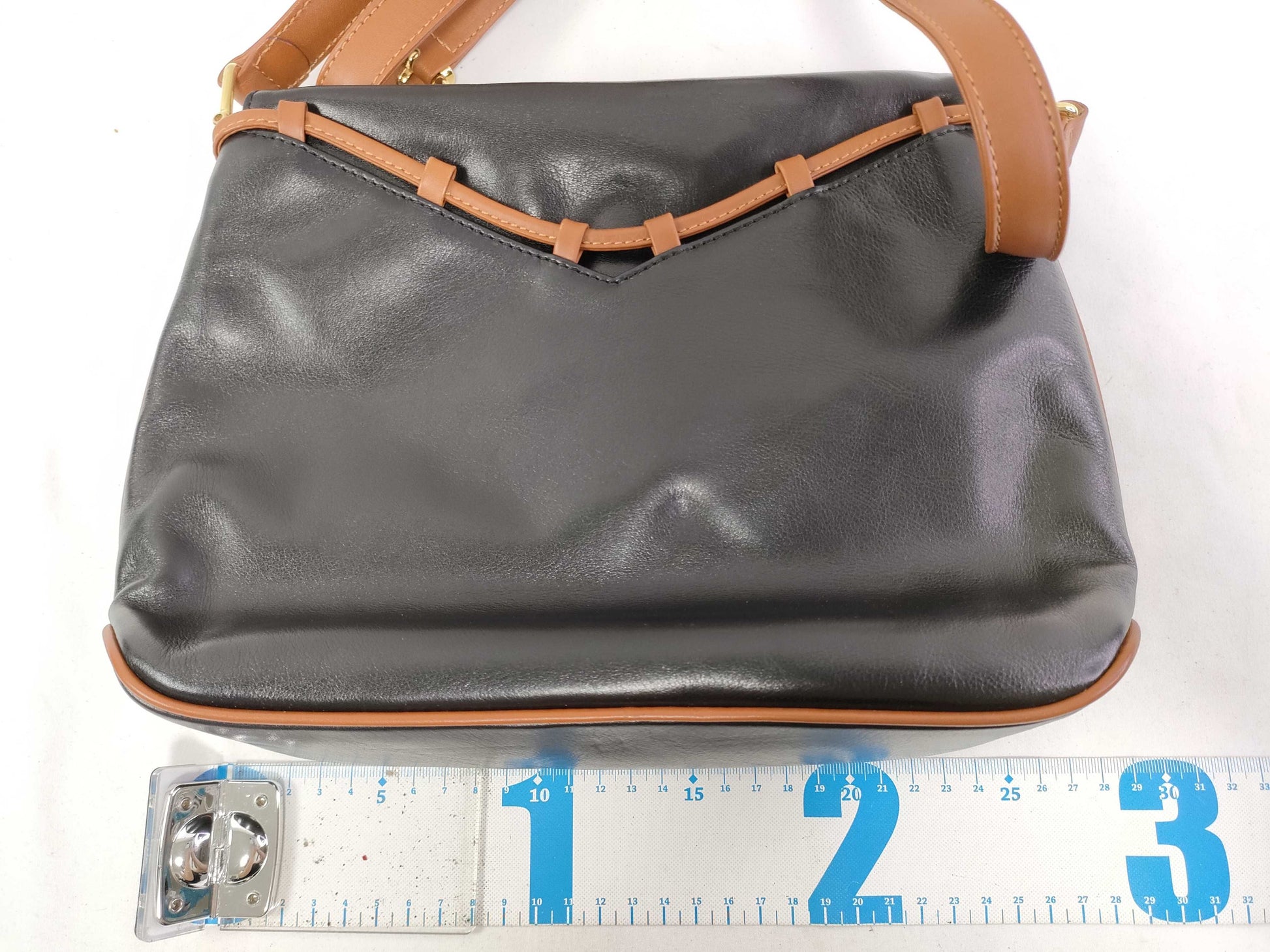 CELINE Triomphe Shoulder Bag Calf Leather Shoulder Bag
