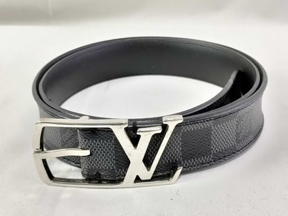 LOUIS VUITTON Damier Graphite Belt M6057