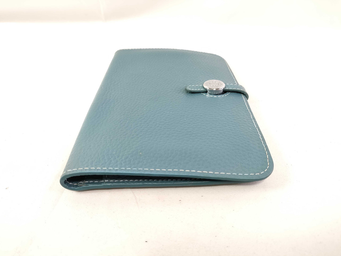 HERMES Dogon HERMES Hermes Dogon Wallet Blue Wallet