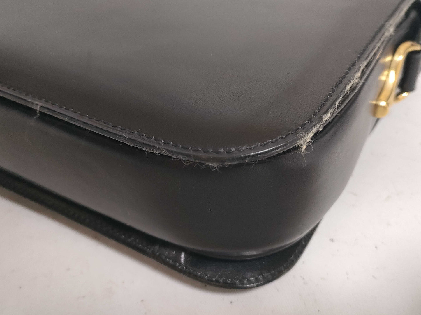 CELINE Leather Shoulder Bag