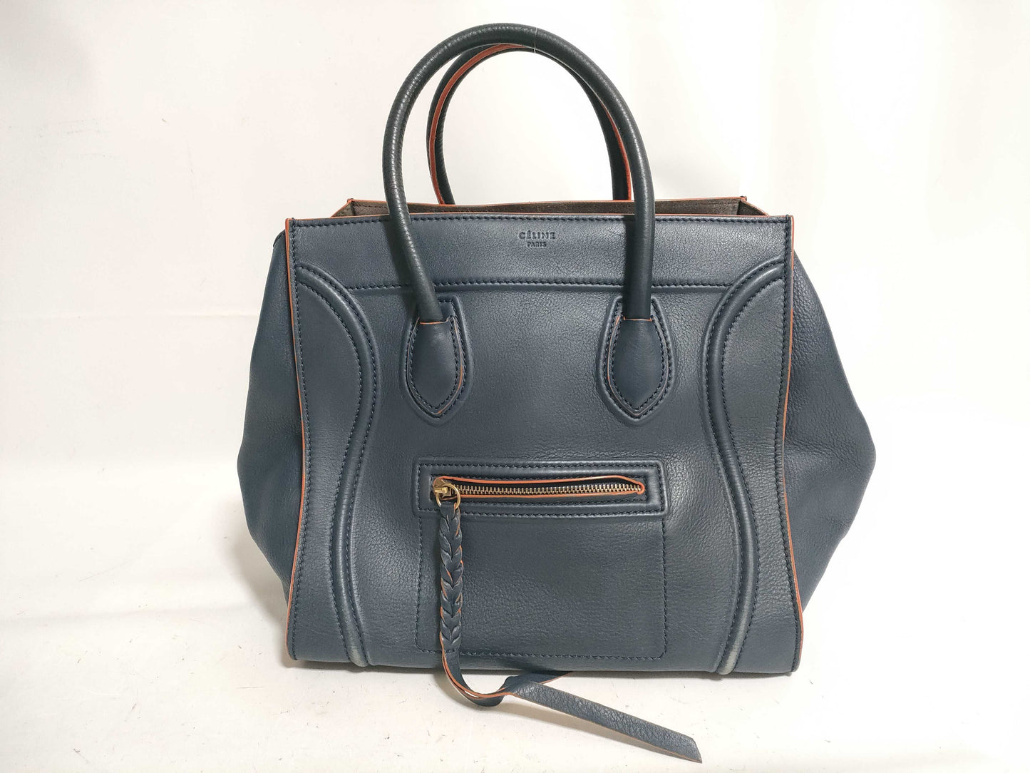 CELINE Luggage Phantom Leather Handbag