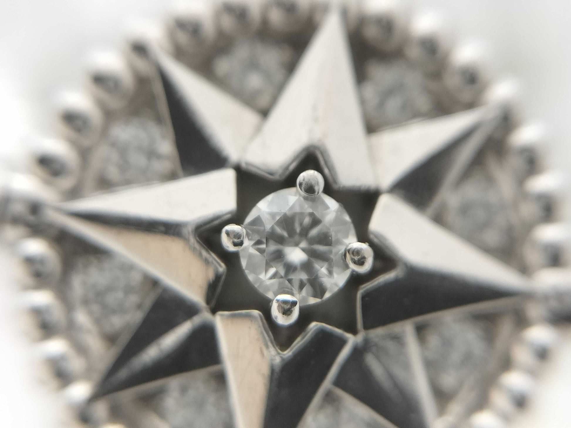 Dior Rose Devant #53 Diamond WG Au750 5.5g Ring 