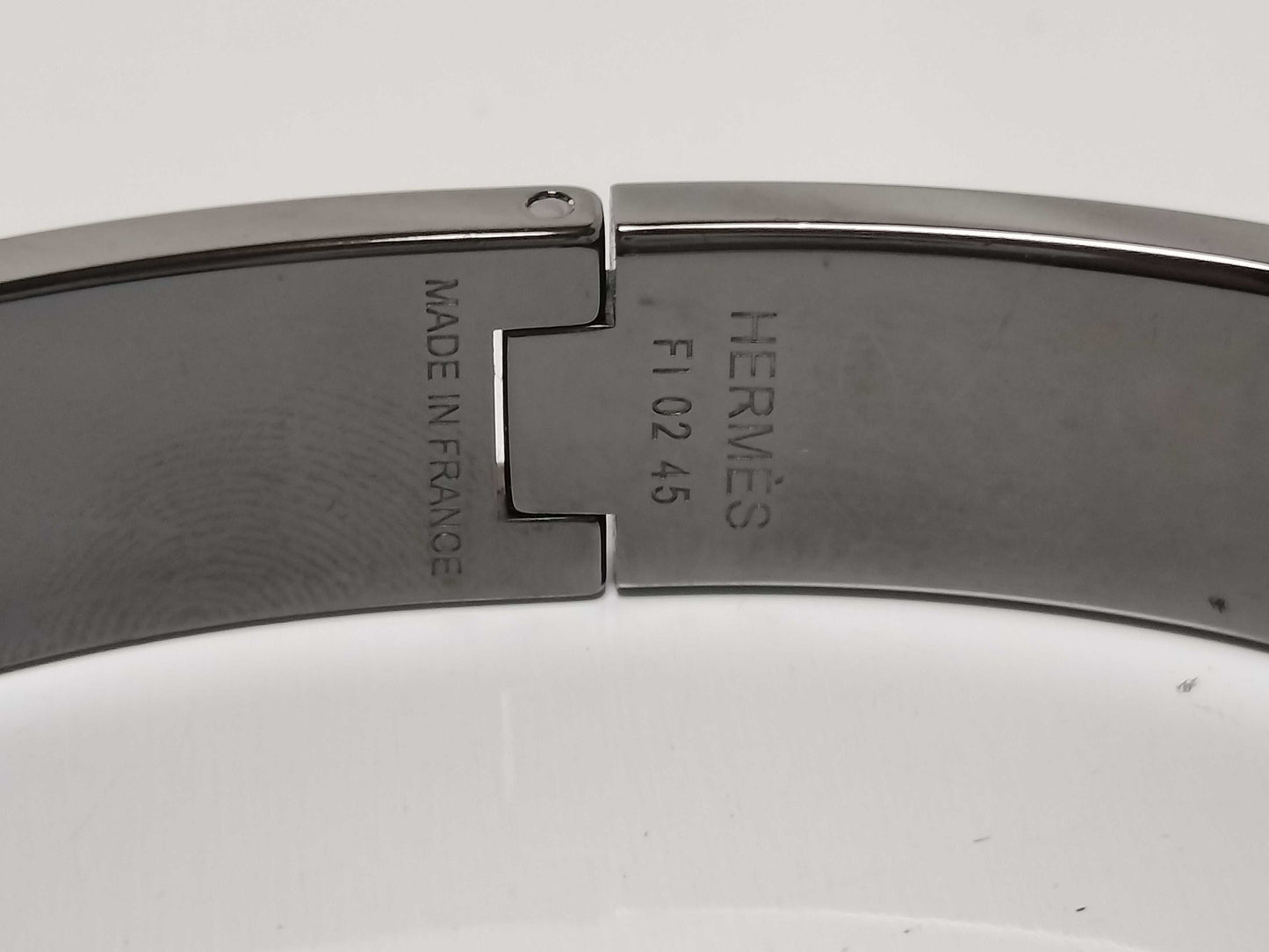 HERMES Click Clack PM Black Bracelet/Bangle