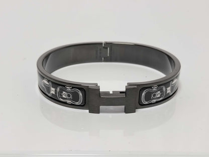 HERMES Click Clack PM Black Bracelet/Bangle