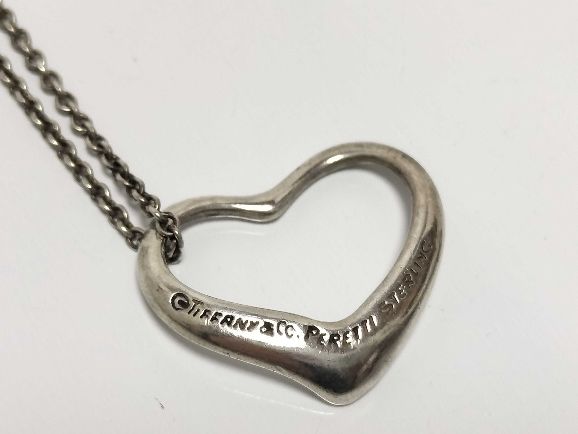 Tiffany & Co. Open Heart Tiffany Necklace Heart Necklace