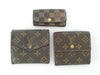 LOUIS VUITTON Monogram Louis Vuitton Wallet and Key Case 3-Piece Set Wallet