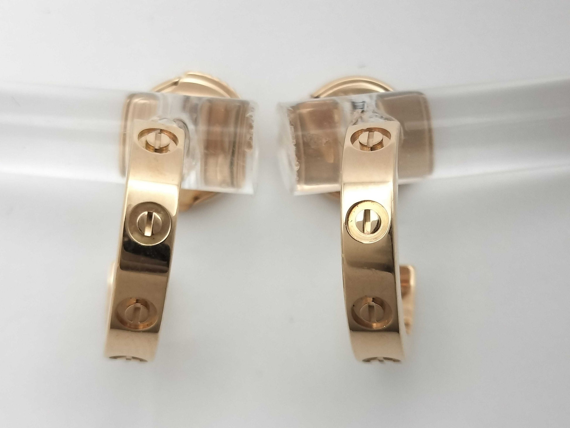 Cartier Mini Love PG Au750 3.5g Earrings 