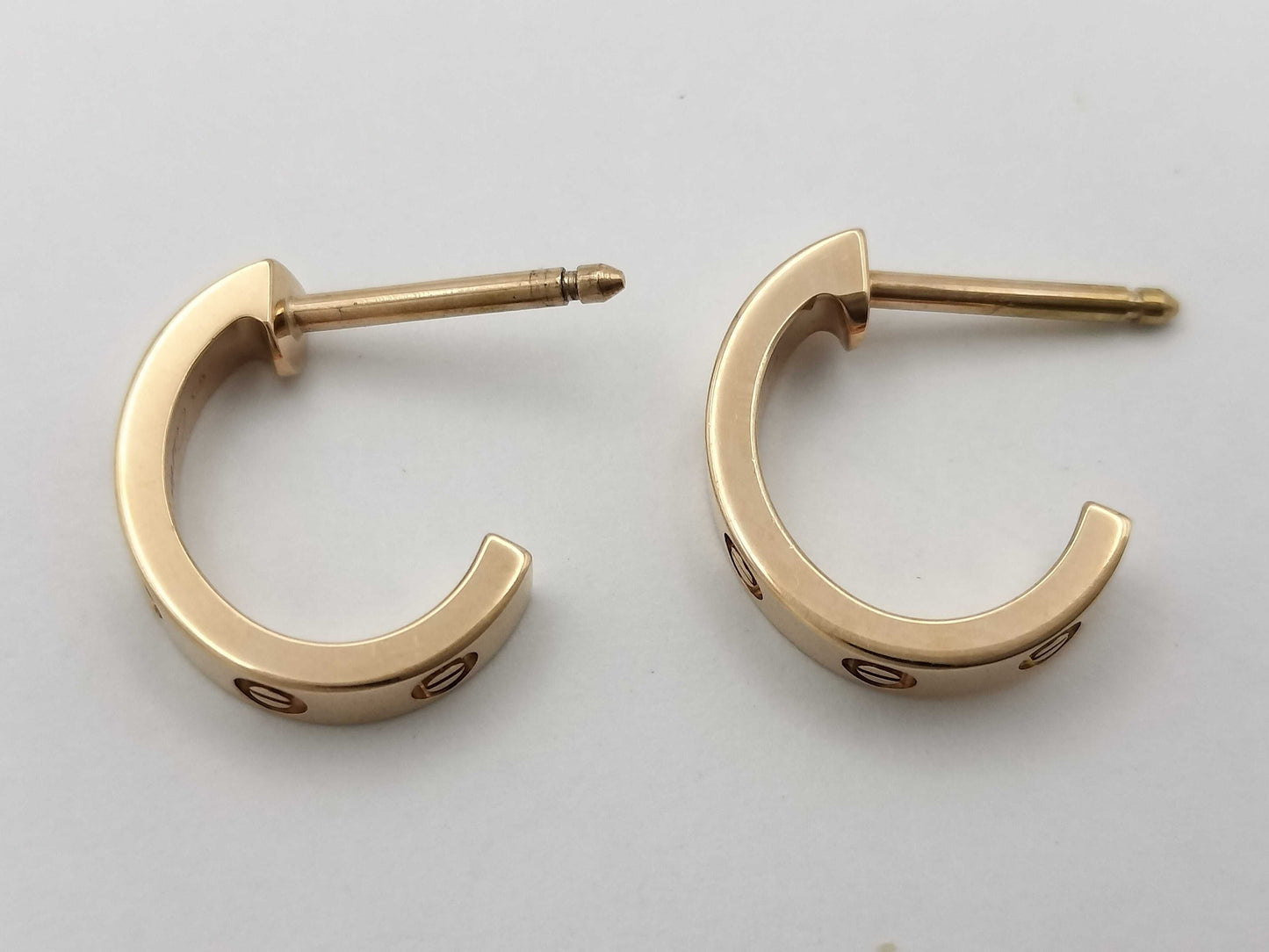 Cartier Mini Love PG Au750 3.5g Earrings 