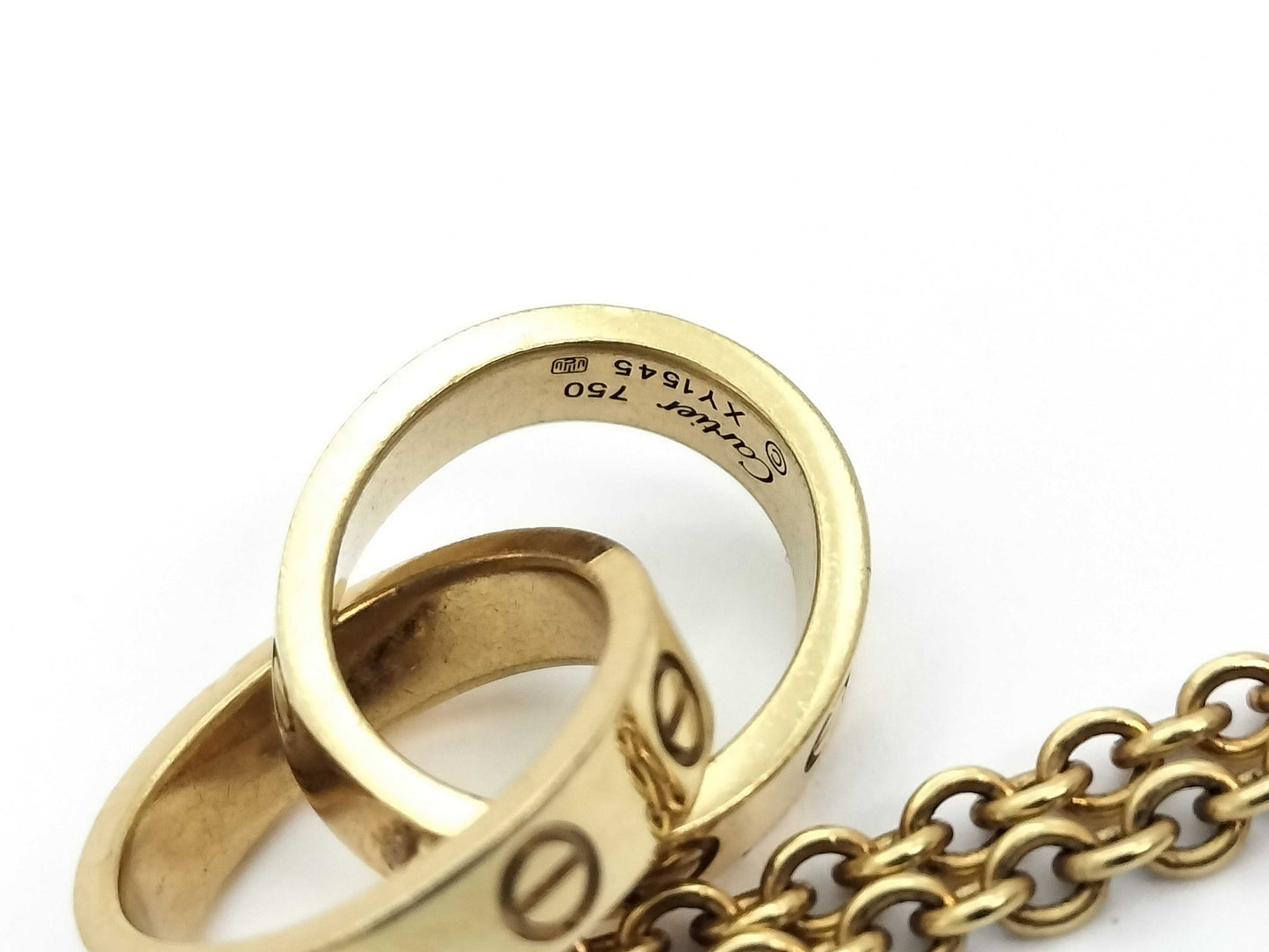 Cartier Baby Love YG 750 7.0g Necklace 