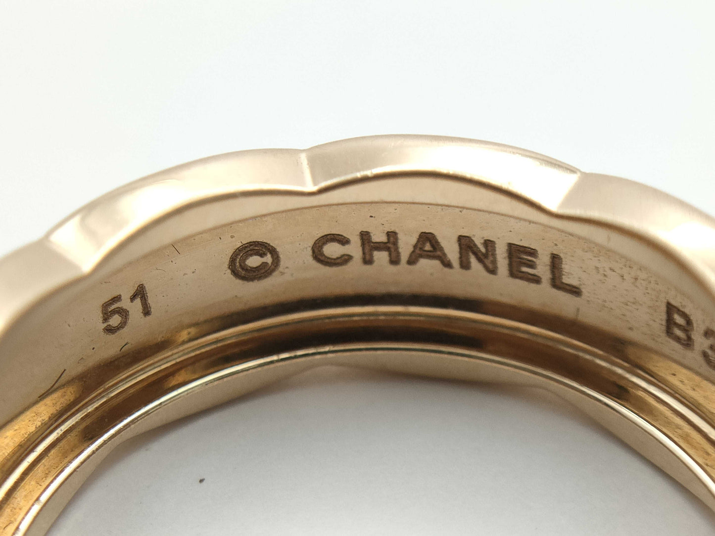 CHANEL Coco Crush Medium #51 PG Au750 6.6g Ring 