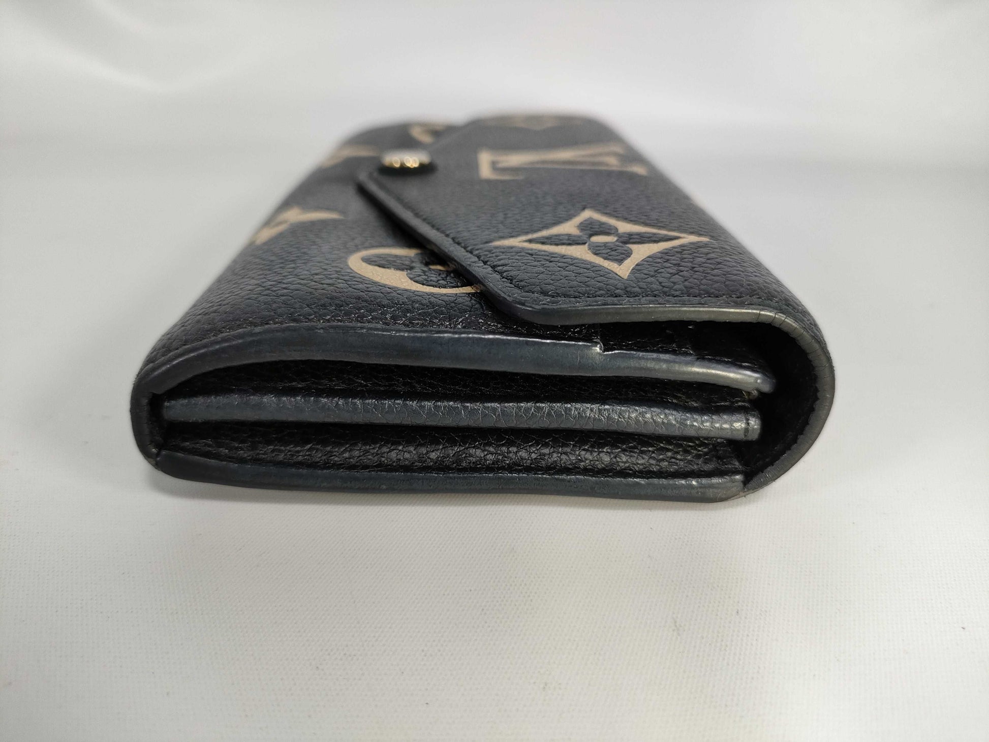 LOUIS VUITTON Monogram Empreinte Monogram Empreinte Bicolor Monogram M80496 Wallet