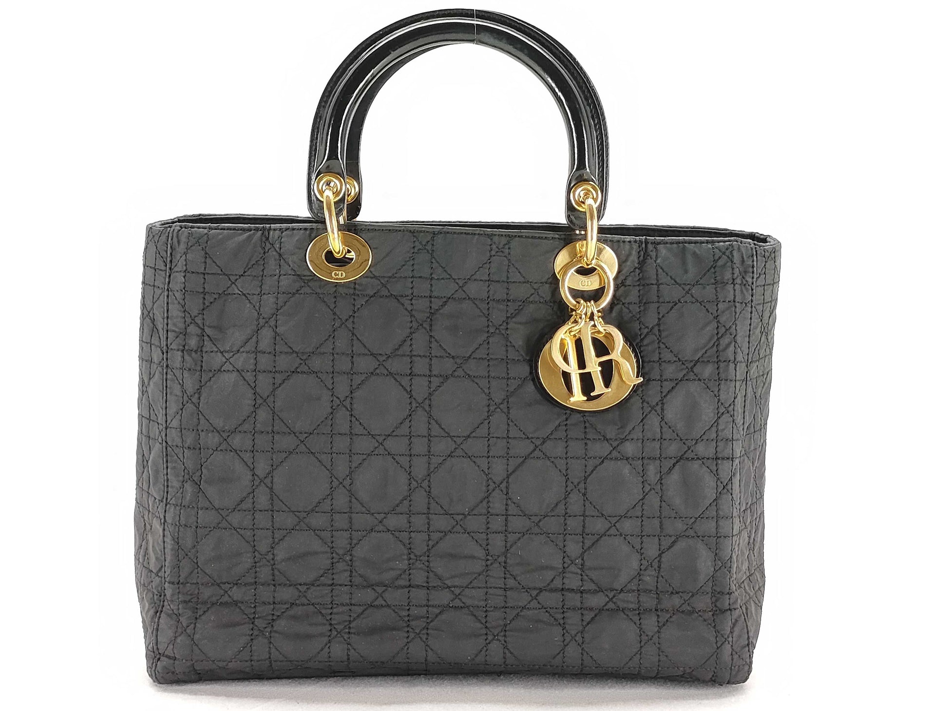 Dior Lady Dior Dior Lady Dior Bag Tote Bag Black Handbag