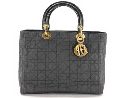 Dior Lady Dior Dior Lady Dior Bag Tote Bag Black Handbag