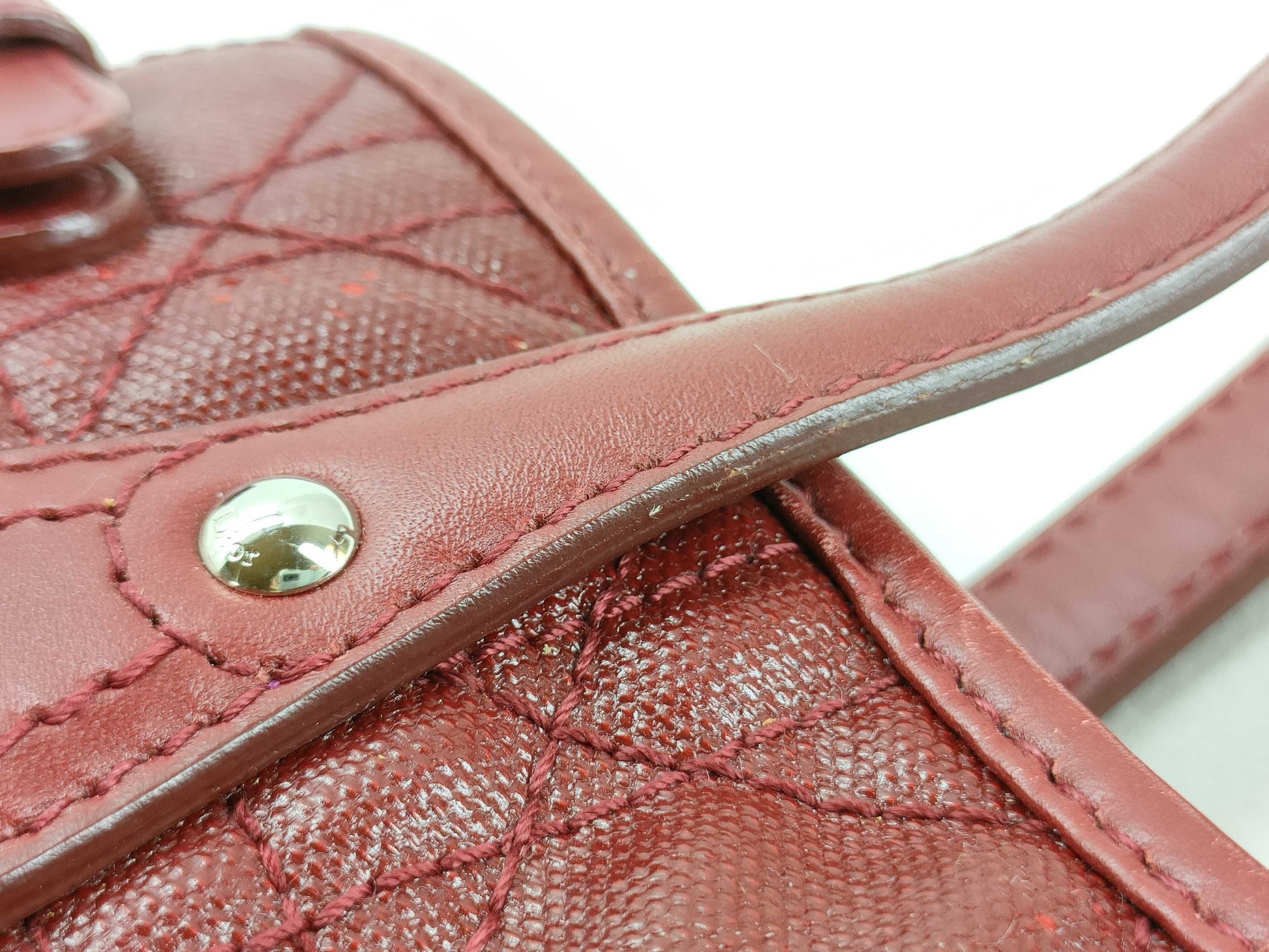 Dior Christian Dior Panarea Tote Bag Red Tote Bag