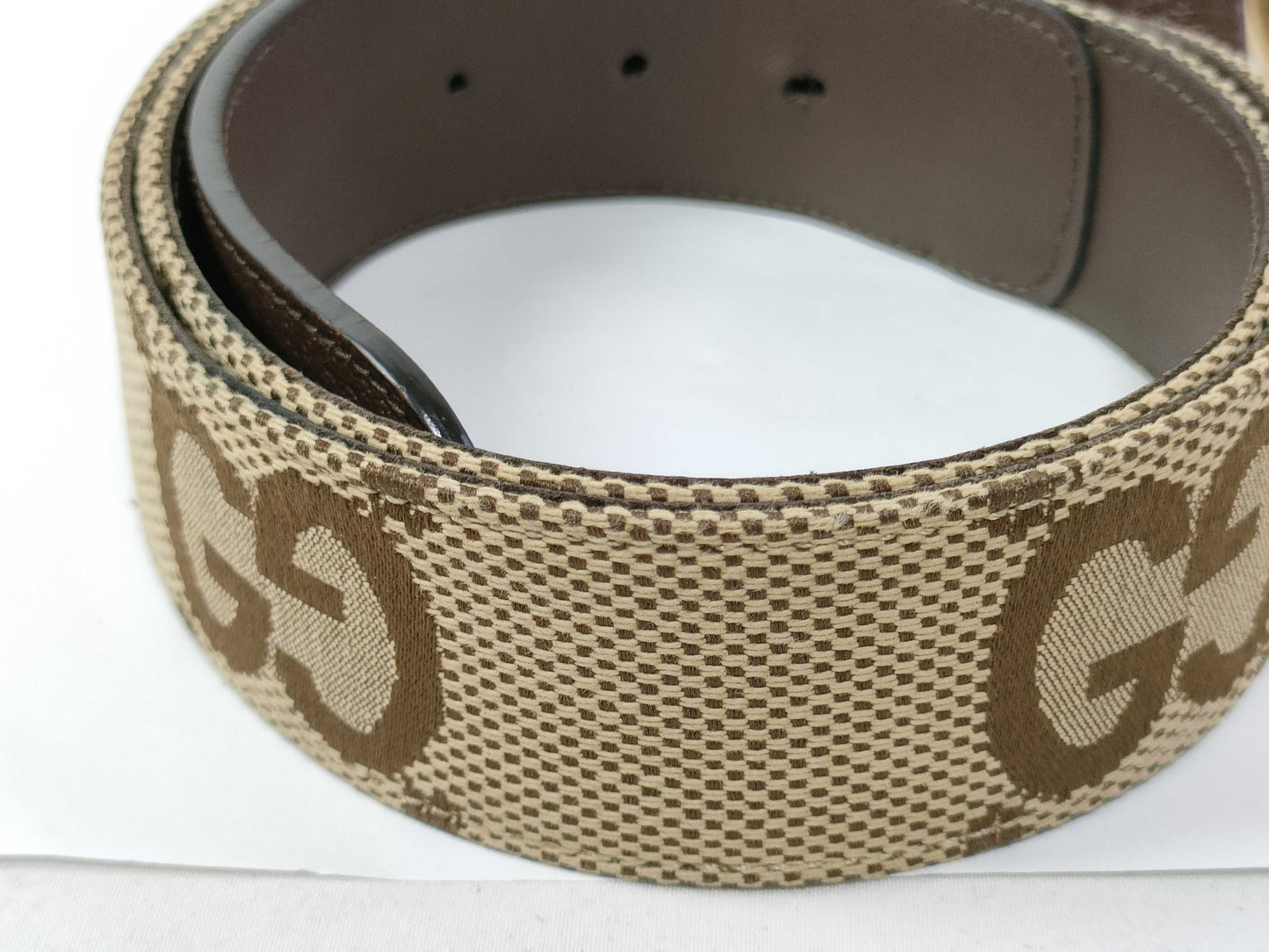 GUCCI Gucci GG Marmont Jumbo GG Belt 400593 Belt