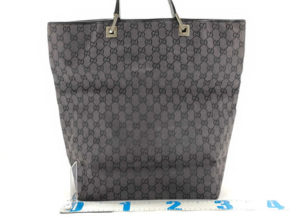GUCCI GG Canvas Tote Bag, Black, 002.1097.3444
